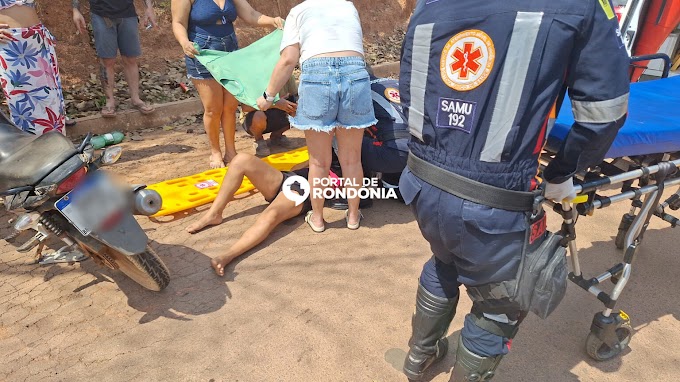 Mulher fica ferida em grave acidente na Estrada dos Japoneses