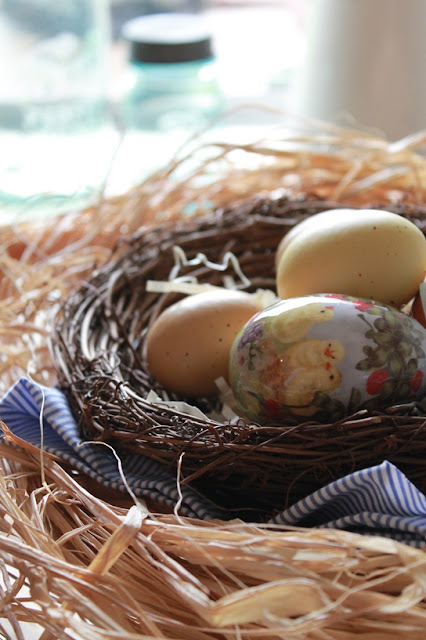 Birds Nest Centerpieces