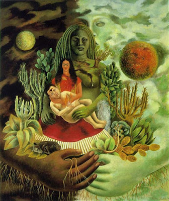 frida kahlo paintings. This painting has Frida and