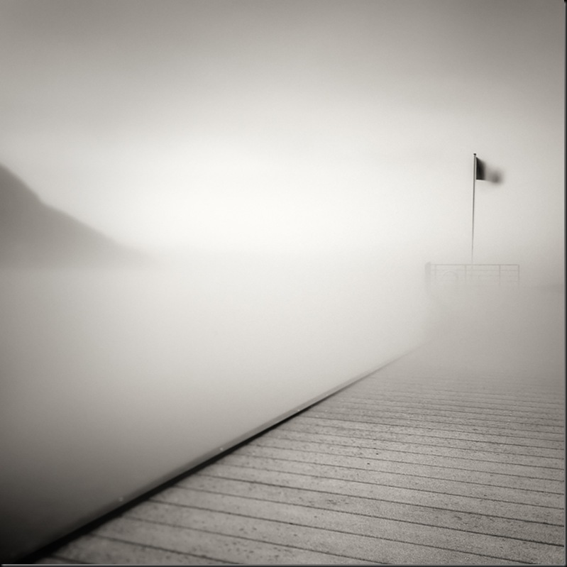 Italy and Switzerland in the fog