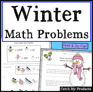 math activities for winter season