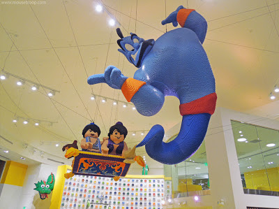 Lego Store Disneyland Downtown Disney Genie Aladdin model