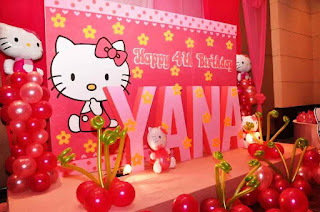 Dekorasi Ulang Tahun Anak Perempuan Tema Hello Kitty 8