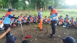 outbond kegiatan pra kuliah PSPP Penerbangan