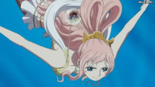 ワンピースアニメ 魚人島編 565話 しらほし | ONE PIECE Episode 565