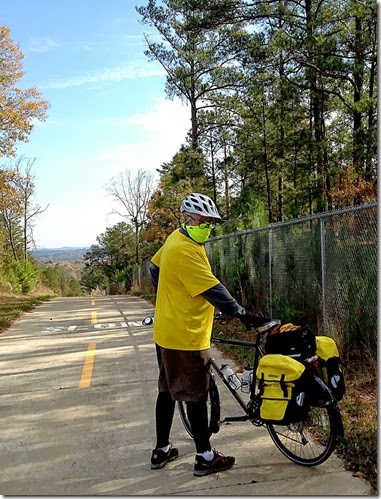 James bicycle Rockmart to Alabama Mt Trashmore 02 EM