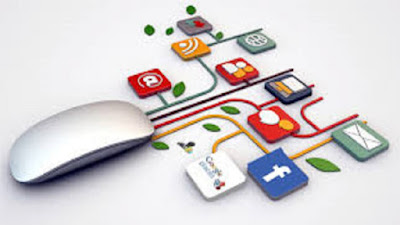 Mouse pad handle for social media platforms.