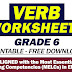 VERB WORKSHEETS for GRADE 6 (Free Download)