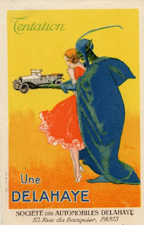 publicité automobile femme diable