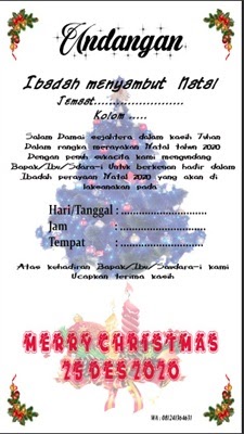 Koleksi Bingkai Undangan Natal Terkini : Kumpulan Binngkai Undangan Pernikahan Dan Khitanan Arie ...