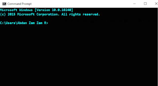 Cara Mengakses MySql  Melalui Command Prompt