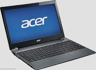 Acer C7 Chromebook quick start guide