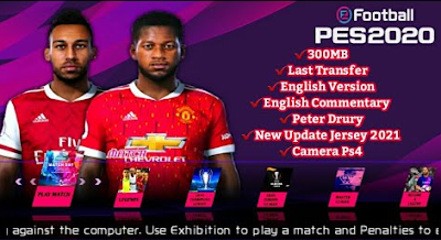 PES 2020 Lite PPSSPP New Jersey 2021 Download