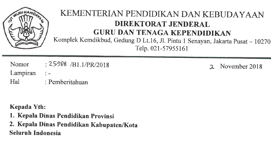 Pencairan Tunjangan Sertifikasi Guru Tahun 2018 Gatra Guru