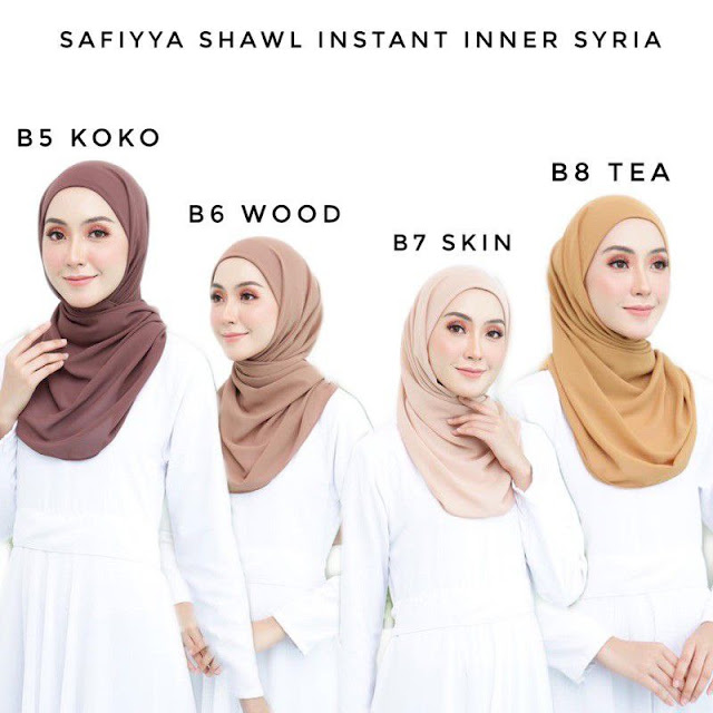 shawl instant tak payah gosok