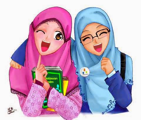 KOLEKSI GAMBAR KARTUN ANA MUSLIM DAN MUSLIMAH INFOKINI