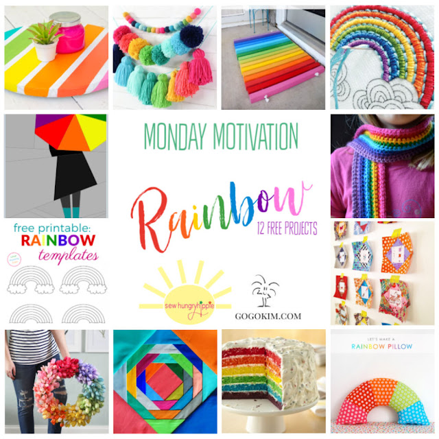 Monday Motivation 12 Free Rainbow Projects 