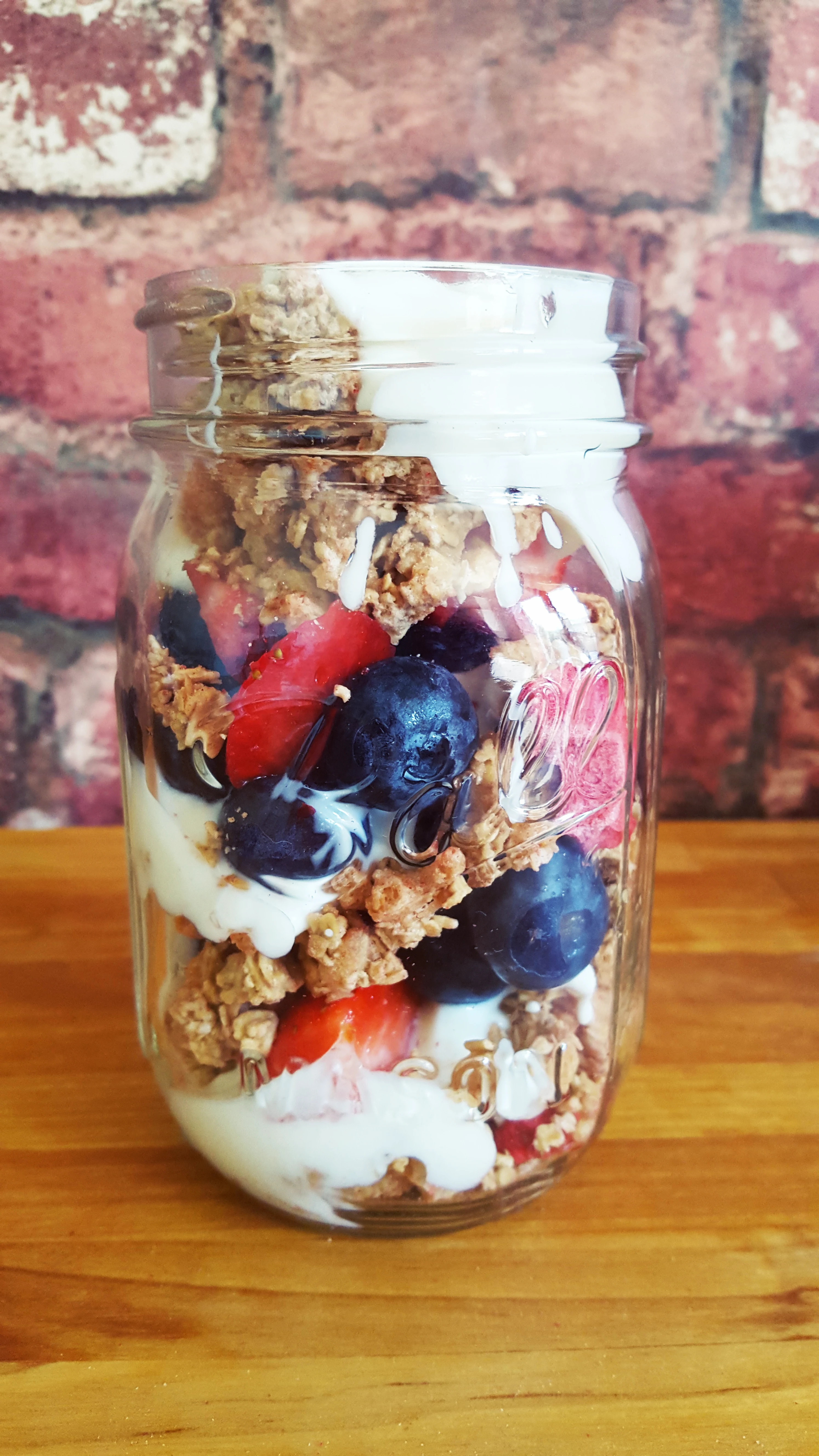 Granola, Berries And Yogurt Parfaits