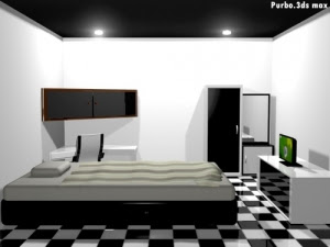 Desain interior kamar haruslah dapat memberikan kenyamanan dalam tidur.