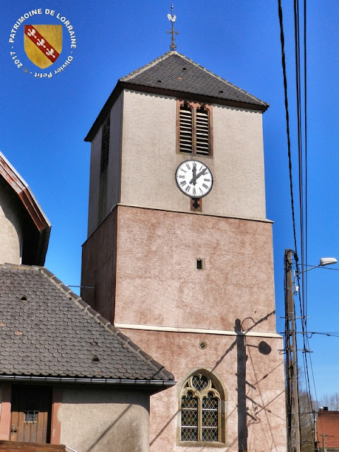 HEMING (57) - Clocher de l'église Saint-Nicolas