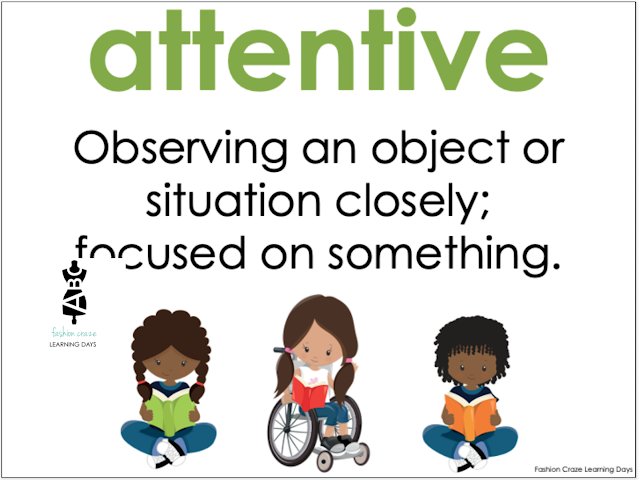 Social and Academic vocabulary posters for grades 3-5