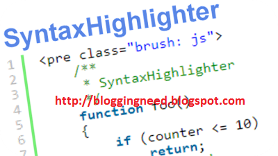 syntax-Highlighter-Blogger