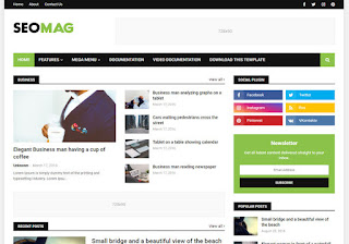 Seo Mag Blogger Template