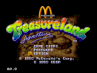 【MD】麥當勞叔叔的黃金島冒險原版+生命不減Hack版，McDonald.s.Treasure.Land.Adventure！