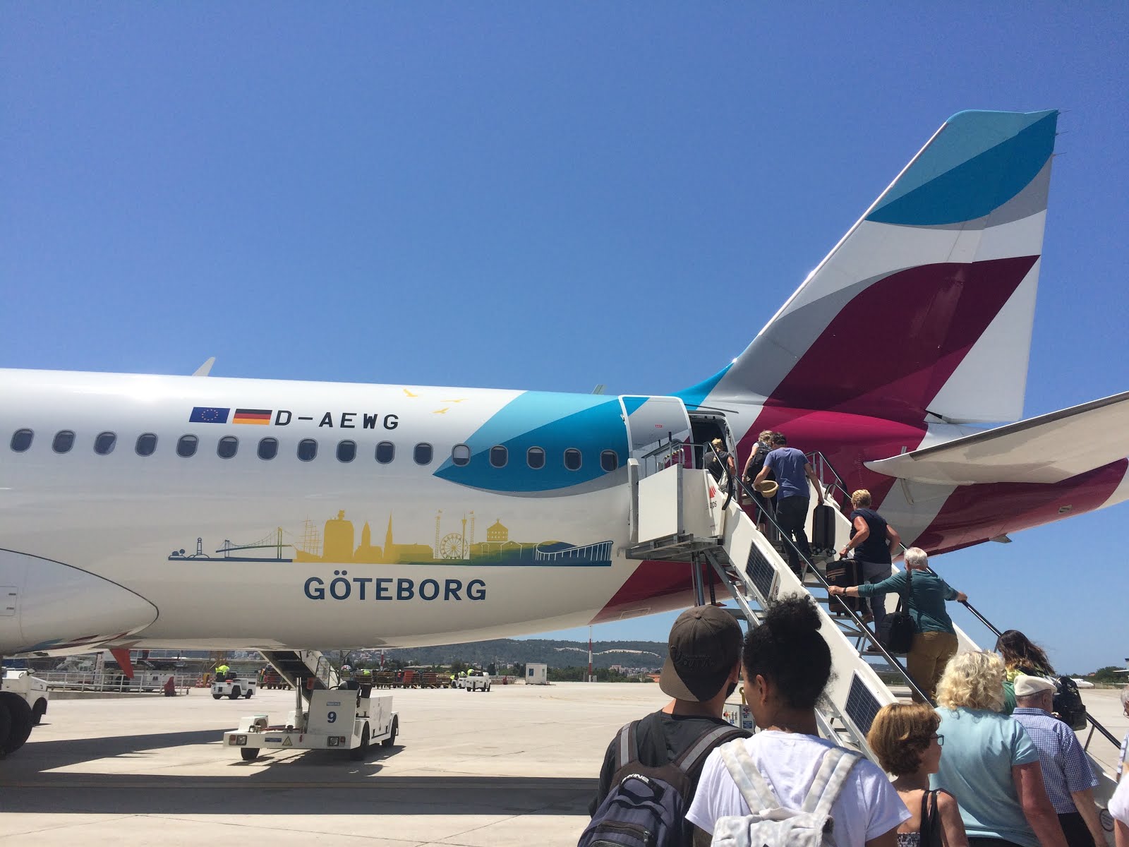 ユーロウイングス Eurowings 搭乗 タマゴのぼうしはすばらしい