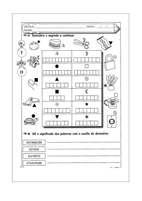 Atividades de Ortografia prontas para imprimir e disponível para download em WORD, indicado a alunos das series iniciais.