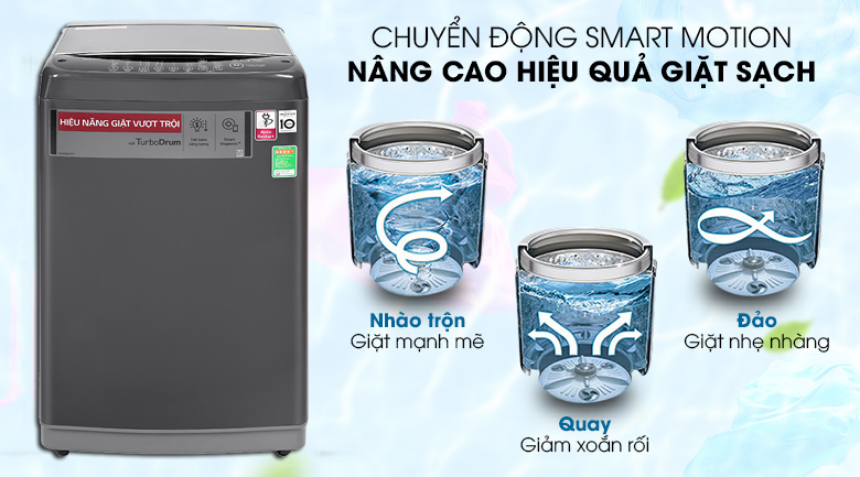 Máy giặt LG Inverter 9kg T2109VSAB