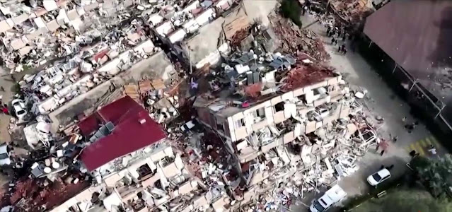 Turkey Earth Quake Aerial View