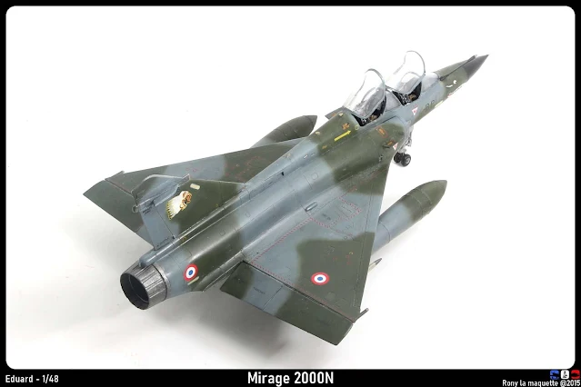 Maquette du Mirage 2000N d'Eduard au 1/48.