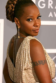 Mary J. Blige Tattoo Designs