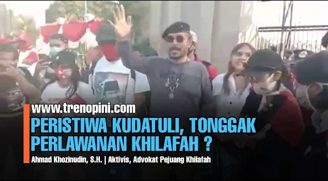 beredar video viral di sosial media, aksi unjuk rasa tanggal 27 Juli 2020 yang memeringati peristiwa Kudatuli, justru dijadikan tonggak perlawanan terhadap Khilafah. Lalu, apa kaitannya ? Memangnya yang menyerangnya kantor PDI kubu Megawati aktivis pejuang Khilafah ? Memangnya yang berkuasa saat itu pemerintahan Khilafah ?