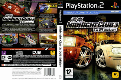 Descargar Midnight Club 3 DUB Edition para PlayStation 2 ROM en formato ISO región NTSC y PAL en Español Multilenguaje Enlace directo sin torrent. El nombre deriva de una asociación entre Rockstar y DUB, que toma mucha importancia en la trama del juego, en la forma de patrocinador de carreras y vehículos personalizados por DUB como premios.