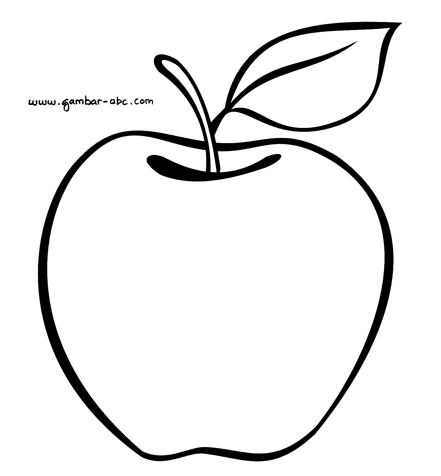 Contoh Gambar Buah Apel
