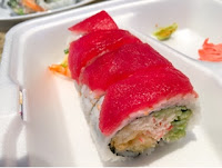 VIPS Sushi: red dragon roll
