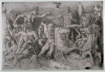 Battle of Tritons etching