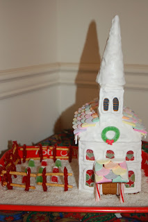 Gingerbread church