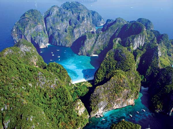 Koh Phi Phi Leh, Thailand, The Beach