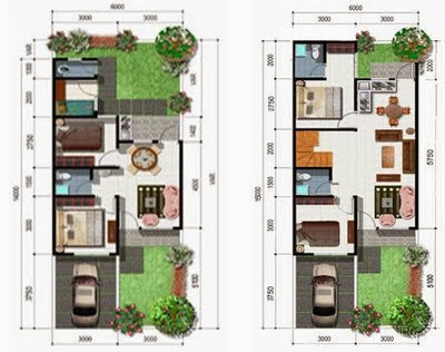 Gambar Desain Renovasi Rumah Type 36 Terbaru Model 