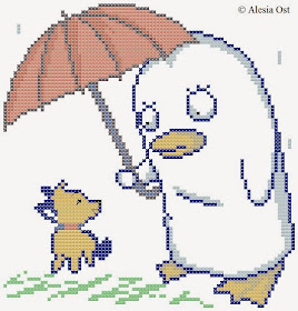 Free cross-stitch patterns, Spike and Elizabeth, anime, cross-stitch, back stitch, cross-stitch scheme, free pattern, x-stitchmagic.blogspot.it, вышивка крестиком, бесплатная схема, punto croce, schemi punto croce gratis, DMC, blocks, symbols