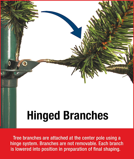 National Tree Company 'Feel Real' Pre-lit Artificial Christmas Tree | Includes Pre-strung White Lights and Stand | Downswept Douglas Fir - 12 ft