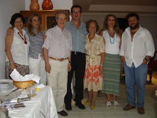 Com Lauricy Belleti Rodrigues em um jantar com Frei Beto