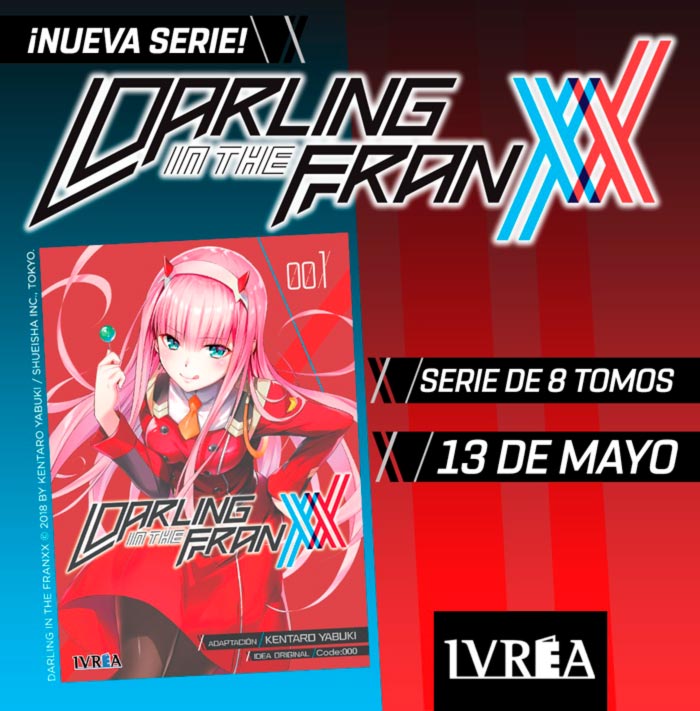 Darling in the Franxx manga - Kentaro Yabuki - Ivrea