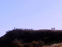 Zoomed-in view southwest toward Mt. Hollywood, Griffith Park