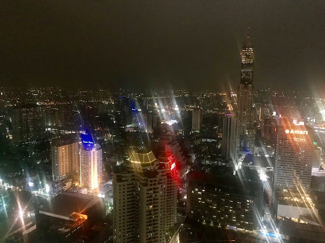 Bangkok rooftop view