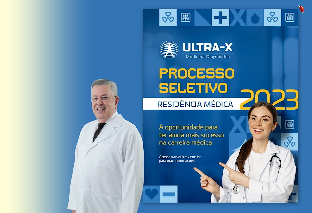 Cartaz alusivo ao curso de Especialização Médica em Radiologia e Diagnóstico por Imagem