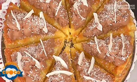 Torta al cocco e cioccolato